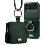 Hülle RINGKE Signature FOLIO GALAXY Z FLIP 4 DUNKELGRÜN