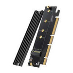 Adaptador de tarjeta de expansión Ugreen PCIe 4.0 x16 a M.2 NVMe M-Key negro (CM465)