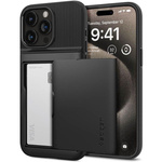 Funda iPhone 15 Pro Max Spigen Slim Armor Cs Negro Case