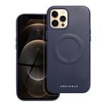 ROAR futerał LEATHER MAG kompatybilny z MagSafe do IPHONE 12 Pro Max Granatowy