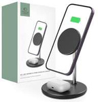 TECH-PROTECT QI15W-A21 2EN1 MagNETIC MagSafe CARGADOR INALÁMBRICO NEGRO