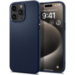 Funda iPhone 15 Pro Max Spigen Liquid Air Azul marino Case