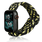 Beline pasek Apple Watch Textile42/44/45/49mm czarno-limonkowy black/lime