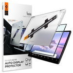 Vidrio Templado Spigen CRISTAL FC "EZ FIT" TESLA MODEL X 2022 / MODEL S 2021 NEGRO