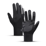 Guantes deportivos para teléfono con aislamiento y antideslizantes (talla M) - negro