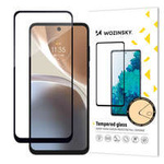 Wozinsky Pegamento completo Vidrio templado Vidrio templado para Motorola Moto G32 9H Protector de pantalla completa con marco negro