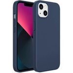 Kingxbar PQY Silicone Series Funda magnética para iPhone 13 Pro Max Funda de silicona azul (compatible con MagSafe)