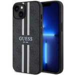 Funda Guess GUHMP14MP4RPSK iPhone 14 Plus 6.7" negro/negro durocase 4G Printed Stripes MagSafe Case