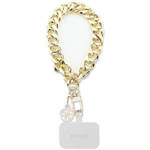Guess GUOUCBMC4MD Universal Correa de mano grande oro/oro 4G Charm
