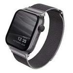 Correa Uniq Dante Apple Watch Serie 4/5/6/7 / SE 44 / 45mm. Acero inoxidable grafito / grafito