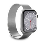 Puro Milanese Magnetic Band - Correa acero inoxidable para Apple Watch 42/44/45 mm (plata)