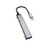 Dudao HUB 4in1 USB-C - 4x USB-A (3 x USB2.0 / USB3.0) 6,3cm negro (A16T)