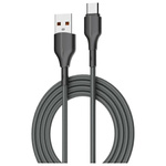 Beline Kabel 25W USB-A/USB-C 2m          czarny/black BLNCBC02
