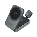 Stacja ładująca 3 w 1 Dudao A11 Max 15W indukcyjna kompatybilna z MagSafe - szara