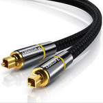 Wozinsky digital optical audio fiber cable Toslink SPDIF 2m black (WOPT-20)