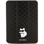 Karl Lagerfeld KLFC11SAKHPCK iPad 10.9" Folio Magnet Allover Cover negro/negro Saffiano Monogram Choupette