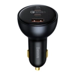 Baseus TZCCZM-0G USB-A / USB-C Autoladegerät 160W PPS / QC 5 / PD - Grau