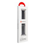 FORCELL F-DESIGN FA12 pasek do APPLE Watch 42 / 44 / 45 / 49 mm czarny