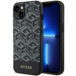 Funda Guess GUHMP14MHGCFSEK iPhone 14 Plus 6.7" negro/negro durocase GCube Stripes MagSafe Case