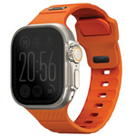 Pasek UNIQ Stride Apple Watch Series1/2/3/4/5/6/7/8/9/SE/SE2/Ultra/Ultra 2 42/44/45/49mm FKM Rubber Strap pomarańczowy/volt orange