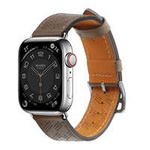 Correa Piel Correa de piel para Apple Watch Ultra, SE, 8, 7, 6, 5, 4, 3, 2, 1 (49, 45, 44, 42 mm) pulsera marrón oscuro