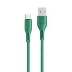 USAMS  U68 USB-C 2A Fast Charge 1m verde/verde SJ501USB04 (US-SJ501)