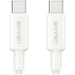 Kabel USAMS U90 60W USB-C do USB-C biały