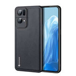 Funda Dux Ducis Fino cubierta con material de nylon Oppo Reno7 Pro 5G negro