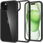 Funda Spigen Ultra Hybrid iPhone 15 Plus MATTE Negro Case