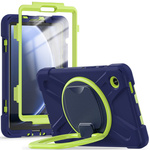 Funda Tech-protect X-armor Samsung Galaxy Tab A9 8.7 X110 / X115 Navy Lime Case