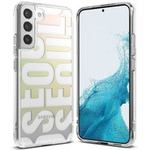 Ringke Fusion Design Armored Case Cover con Gel Frame para Samsung Galaxy S22+ (S22 Plus) transparente (Seoul) (F593R89)