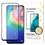 Wozinsky Super Tough Full Glue Vidrio templado Pantalla completa con marco Case Friendly TCL 20 5G Negro