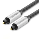 Câble Audio Optical UGREEN Toslink Aluminium Tressé 1.5m Gris Argenté