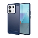 Coque Carbone pour Xiaomi Redmi Note 13 Pro - bleue