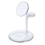 Station de charge inductive 3-en-1 Choetech T585-F iPhone 12/13, AirPods Pro, Apple Watch blanc