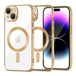 Coque Tech-protect Magshine MagSafe iPhone 15 Gold Case