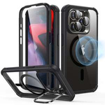 Coque Esr Armor Tough Kickstand Halolock MagSafe iPhone 15 Pro Clear/black Case