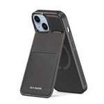 Étui portefeuille 3 en 1 avec support pour iPhone 15 Plus Bloqueur RFID MagSafe Dux Ducis Rafi Mag - Noir