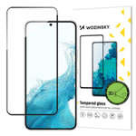 Wozinsky Verre trempé plein écran 3D Edge Nano Flexi Glass avec cadre pour Samsung Galaxy S22 transparent