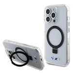 Coque Bmw Bmhmp15lurst IPhone 15 Pro 6.1" Transparent/Clear Hardcase Ring Stand M Collection MagSafe Case