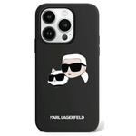 Etui Karl Lagerfeld KLHMP15LSKCHPPLK iPhone 15 Pro 6.1" czarny/black hardcase Silicone Karl & Choupette MagSafe