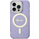 Guess GUHMN61HCMCGU iPhone 11 / Xr 6.1" violet/pourpre durcase Glitter Gold MagSafe