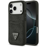 Etui Guess 4G Double Card Triangle do    iPhone 17 Pro czarny