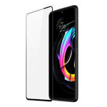 Dux Ducis 9D Protecteur d'écran en verre trempé entièrement recouvert avec cadre pour Motorola Moto Edge 20 Lite noir (compatible avec les étuis)