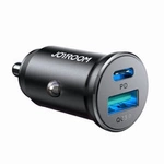 Joyroom JR-CCN05 Mini chargeur de voiture USB-A USB-C 30 W - noir