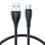 Câble USB Joyroom - série Surpass micro USB 2.4A pour charge rapide et transfert de données 1,2 m noir (S-UM018A11)