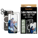 Etui PanzerGlass Bundle 3in1 iPhone 16 Pro Max 6.9" D3O Hardcase + Screen Protector UWF+ Lens B1294+2864+1284