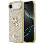 Etui Guess Fixed Glitter Big 4G do       iPhone Air złoty