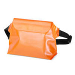 Pochette / sac banane étanche en PVC - orange