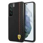 FERRARI Coque Samsung Galaxy S22 On Track Carbon Stripe Noir